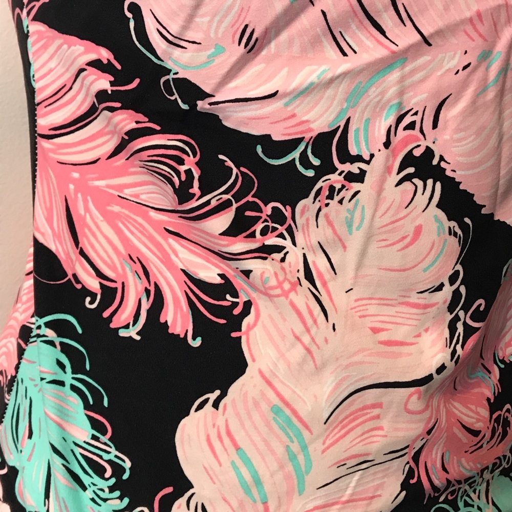 Kate Spade feather retro one piece swimsuit. Small - Picture 4 of 8